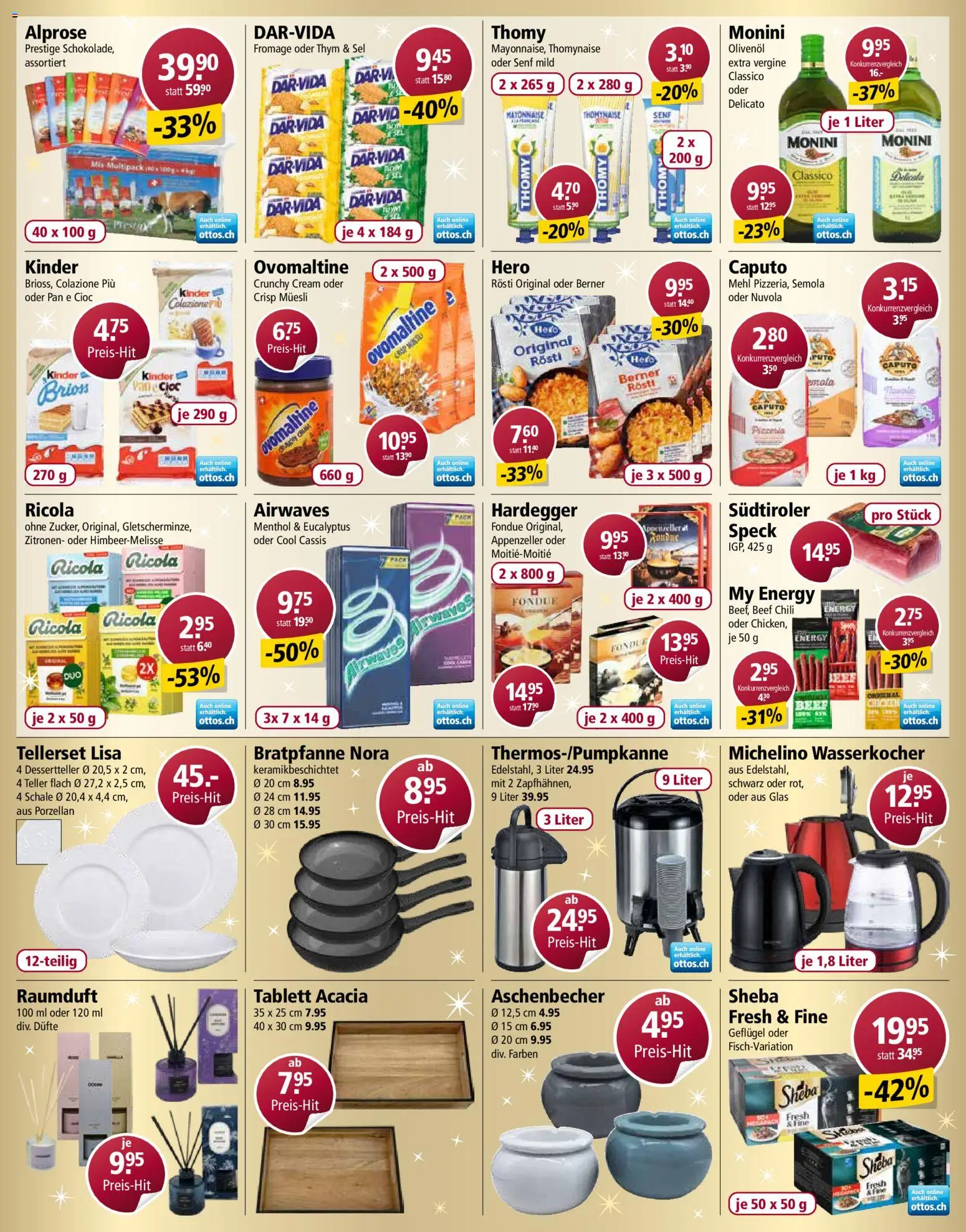 Otto's Aktionen – gültig ab 15.12.2025 | Seite: 2 | Produkte: Mehl, Mayonnaise, Fondue, Wasserkocher