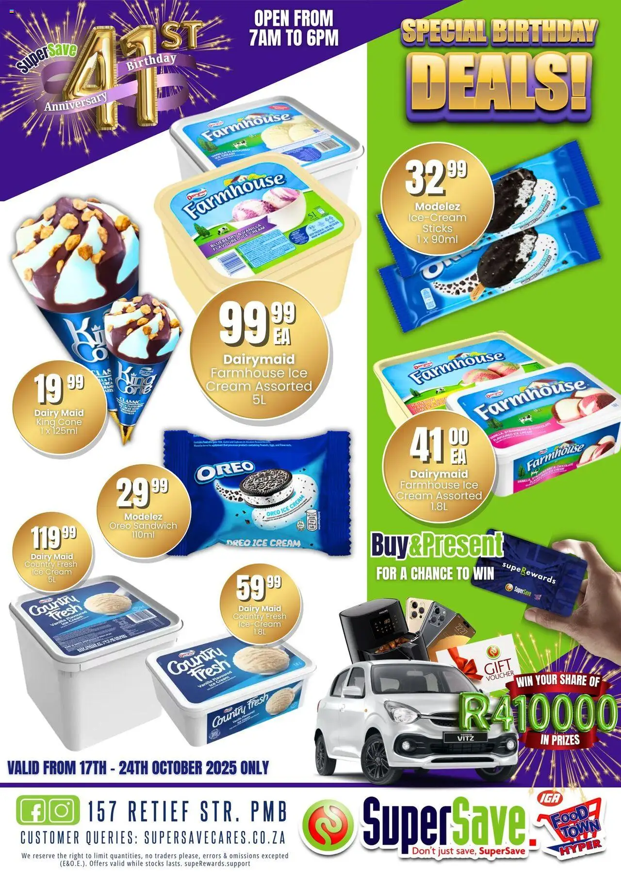 New Super Save catalogue – valid from 17.10.2025 | Page: 19 | Products: Cream, Ice cream