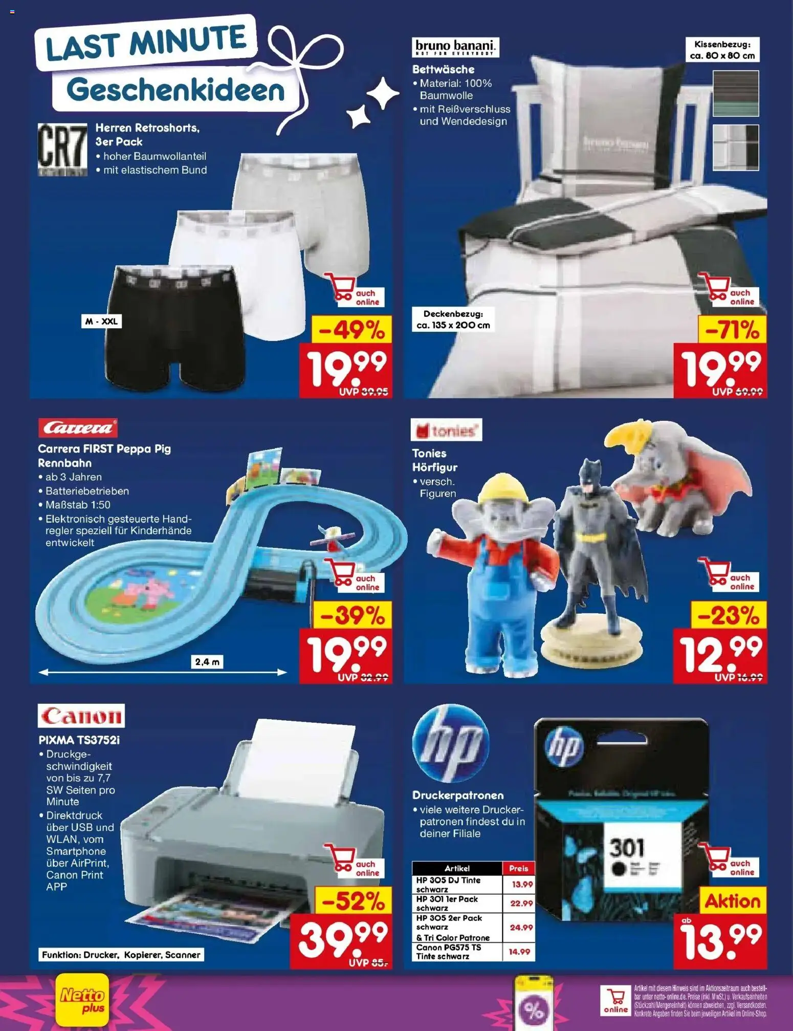 Netto Marken-Discount prospekt Hamburg	 – gültig ab 28.12.2025 | Seite: 34 | Produkte: HP, USB, Bettwäsche, Smartphone