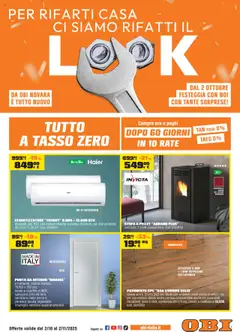 Anteprima del volantino OBI Power Days Novara catalogo valido a partire dal 02.10.2025