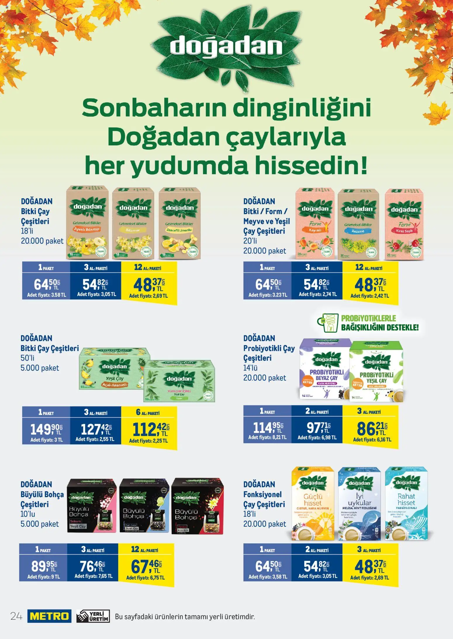 Metro - Gıda | Kozmetik | Deterjan - 27.11.2025 tarihinden itibaren geçerlidir | Sayfa: 24 | Ürünler: Rezene, Çay, Meyve, Kiraz