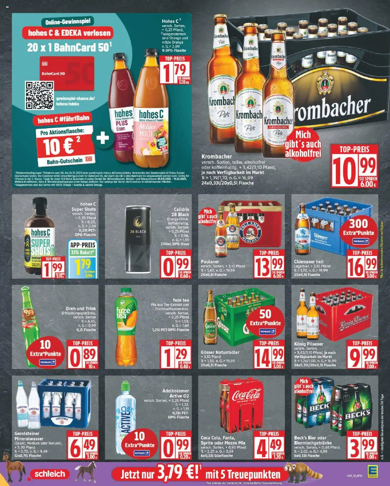 Edeka Prospekt 	 – gültig ab 06.10.2025 | Seite: 13 | Produkte: Fuze tea, Cola, Bier, Paulaner