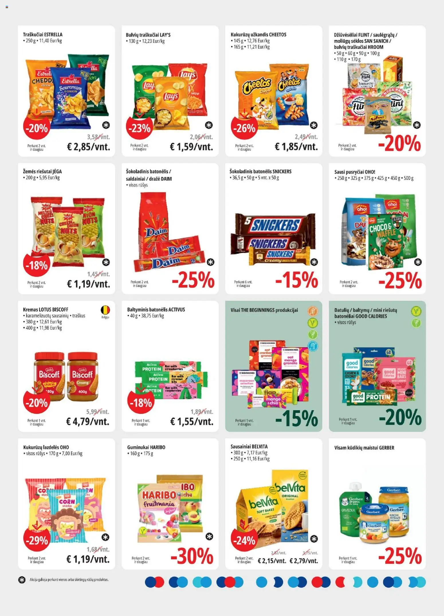 ePromo akcijos nuo 07.01.2026 | Puslapis: 9 | Prekių: Sausainiai, Guminukai, Saldainiai, Traškučiai