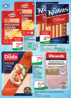 Pogląd oferty "Szynka wieprzowa marynowana Olewnik, Szynka wieprzowa marynowana Olewnik 100 g" - ważna od 03.12.2025 | Strona: 49