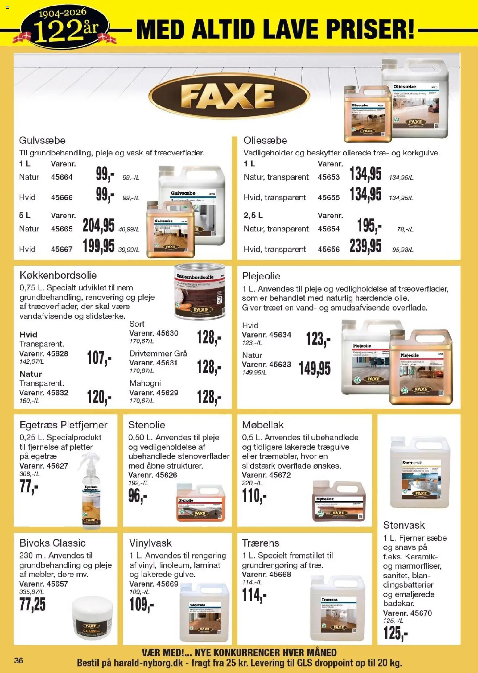 Harald Nyborg tilbudsavis – gyldig fra 12.03.2026 | Side: 40 | Produkter: Sæbe, Pletfjerner, Søm