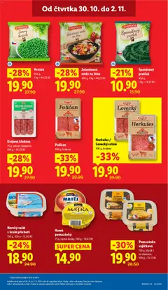 Náhled letáku Pomazánka vajíčková, 150 g, klasik / se slaninou od 30.10.2025 | Strana: 17