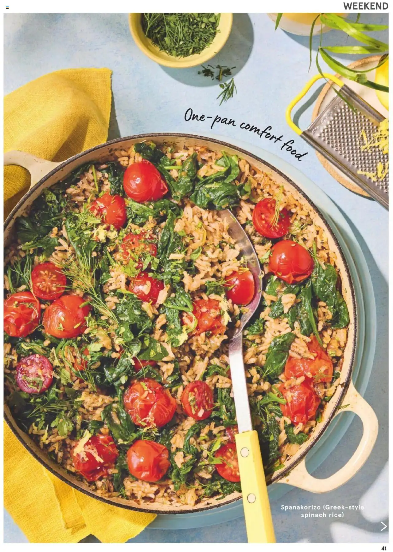  | Page: 41 | Products: Rice, Spinach
