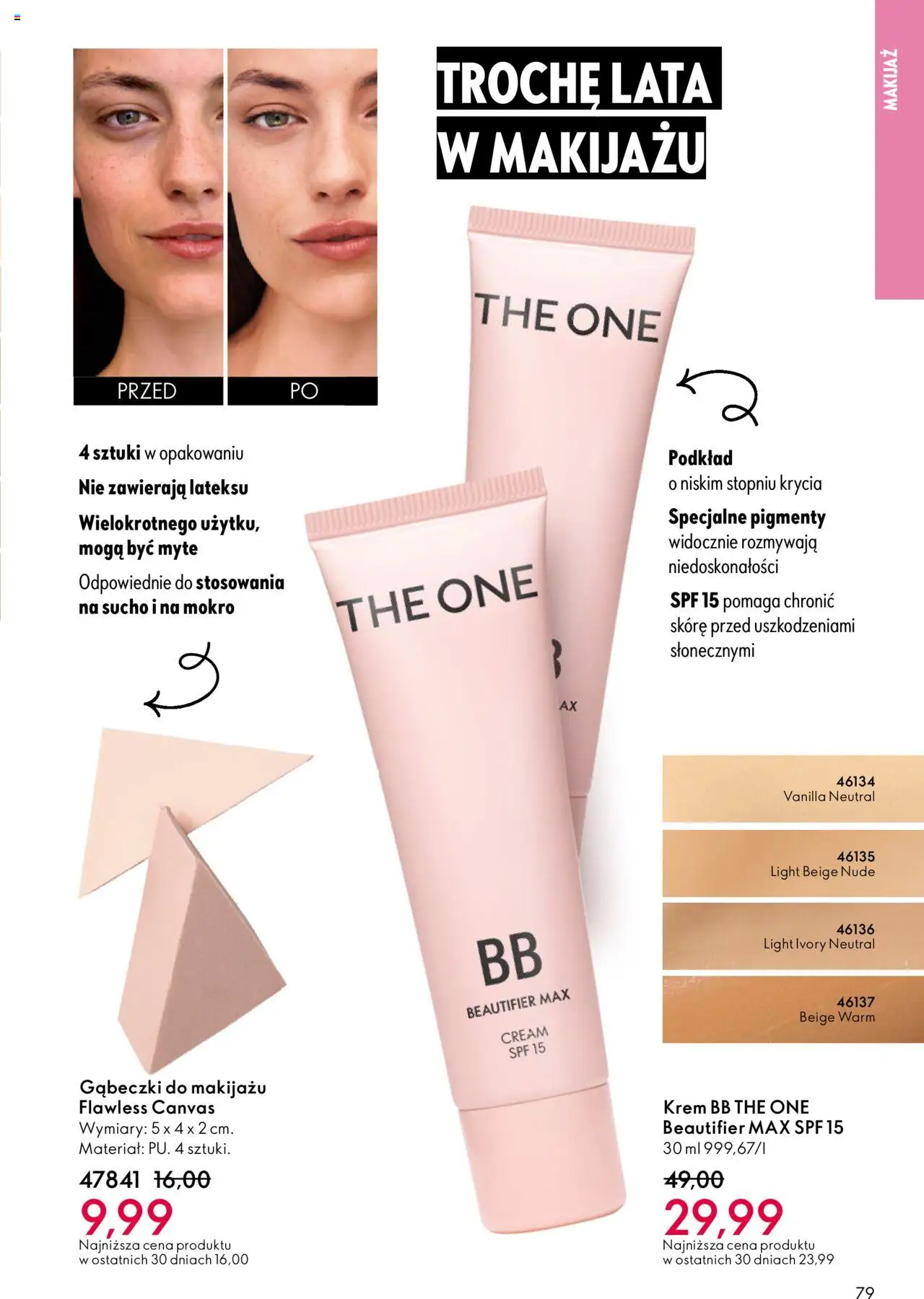 Oriflame Black Friday od 12.11.2025 | Strona: 79 | Produkty: Gąbeczki do makijażu, Makijaż, krem BB, Krem