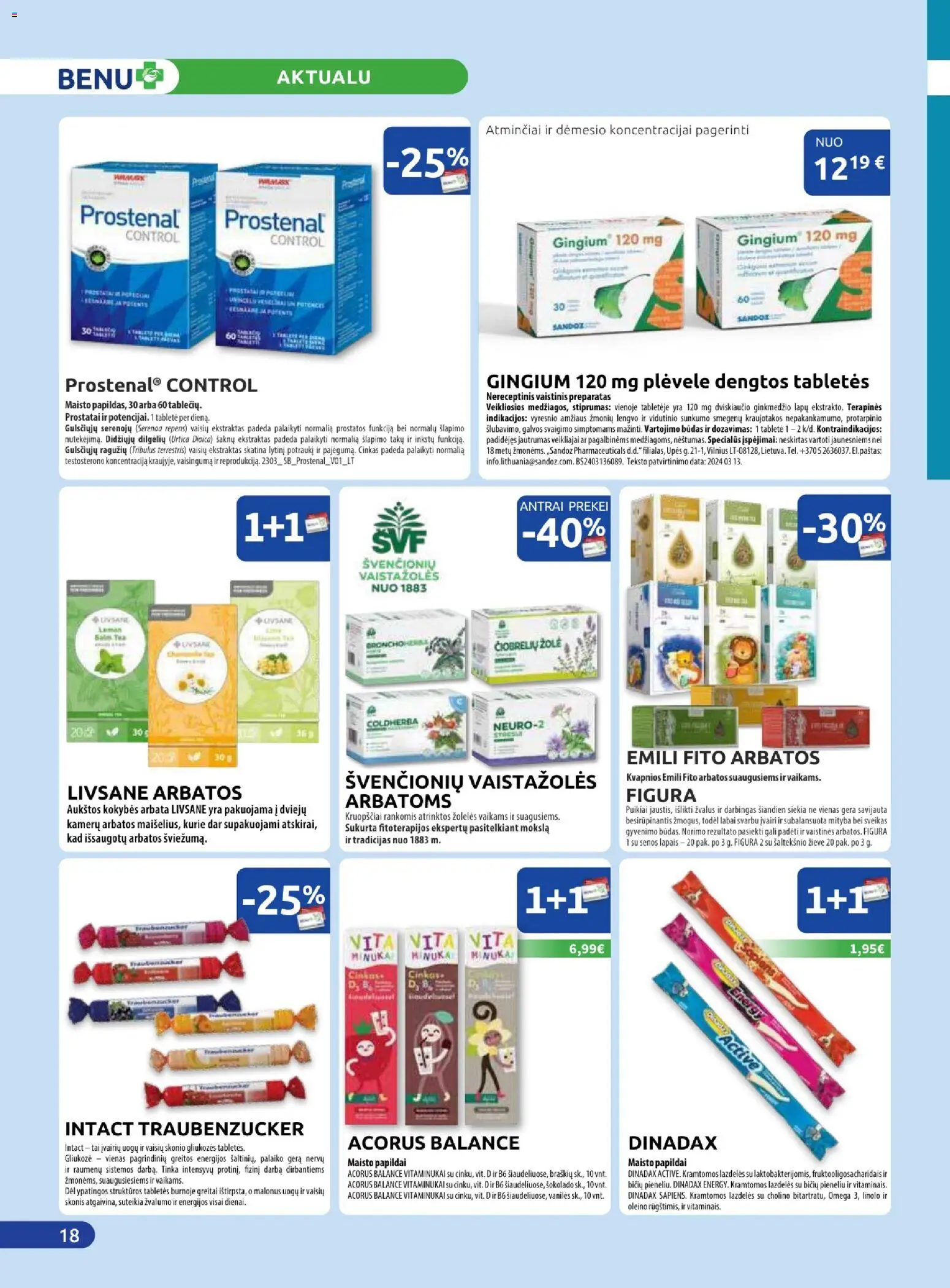 BENU akcijos nuo 01.12.2025 | Puslapis: 18 | Prekių: Arbata