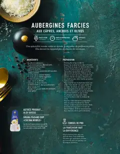 GRANA PADANO DOP «CUCINA NOBILE», Ce Grana Padano italien est affiné 14 mois minimum. Il est idéal râpé sur des pâtes et des plats d'été. ab 07.04.2025 gültig | Seite: 53