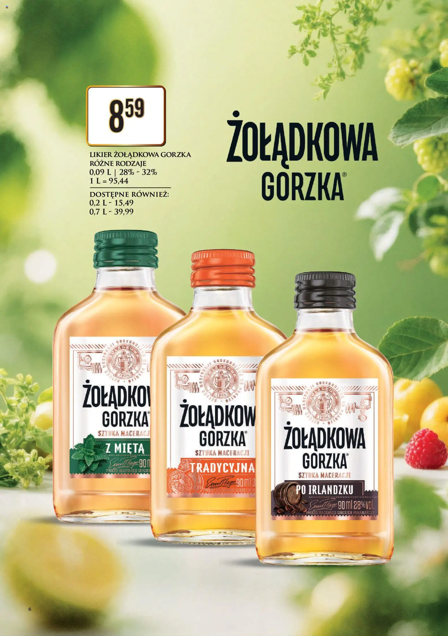 Dino Gazetka alkoholowa od 24.10.2025 | Strona: 6 | Produkty: Mięta
