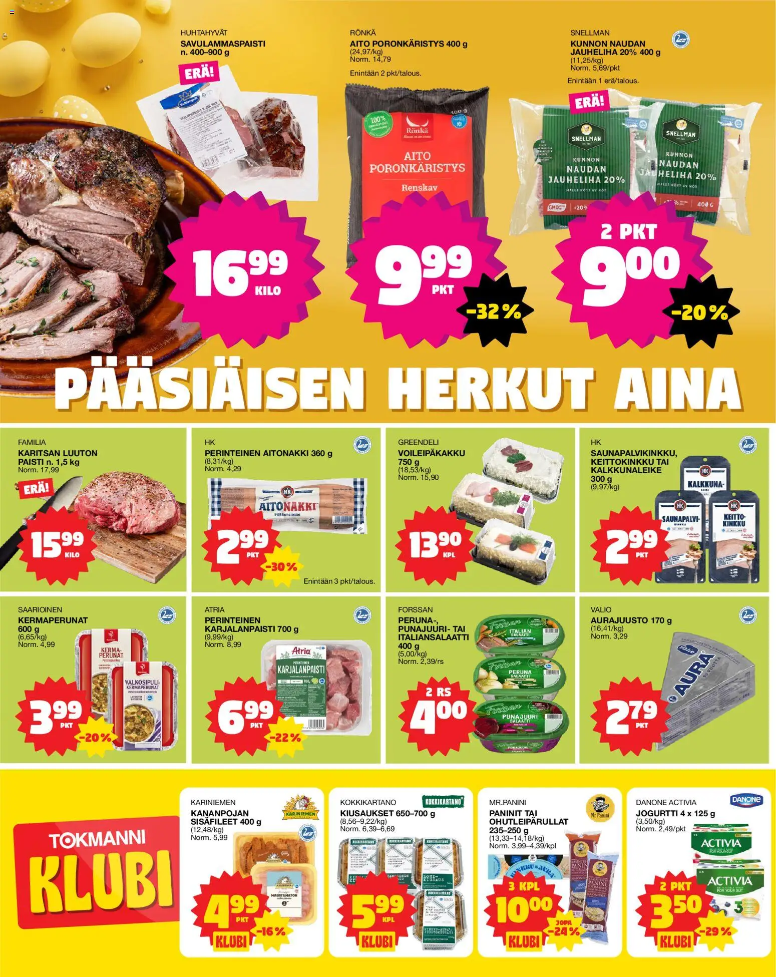 Tokmanni Ruokatarjoukset – voimassa 01.04.2026 alkaen | Sivu: 2