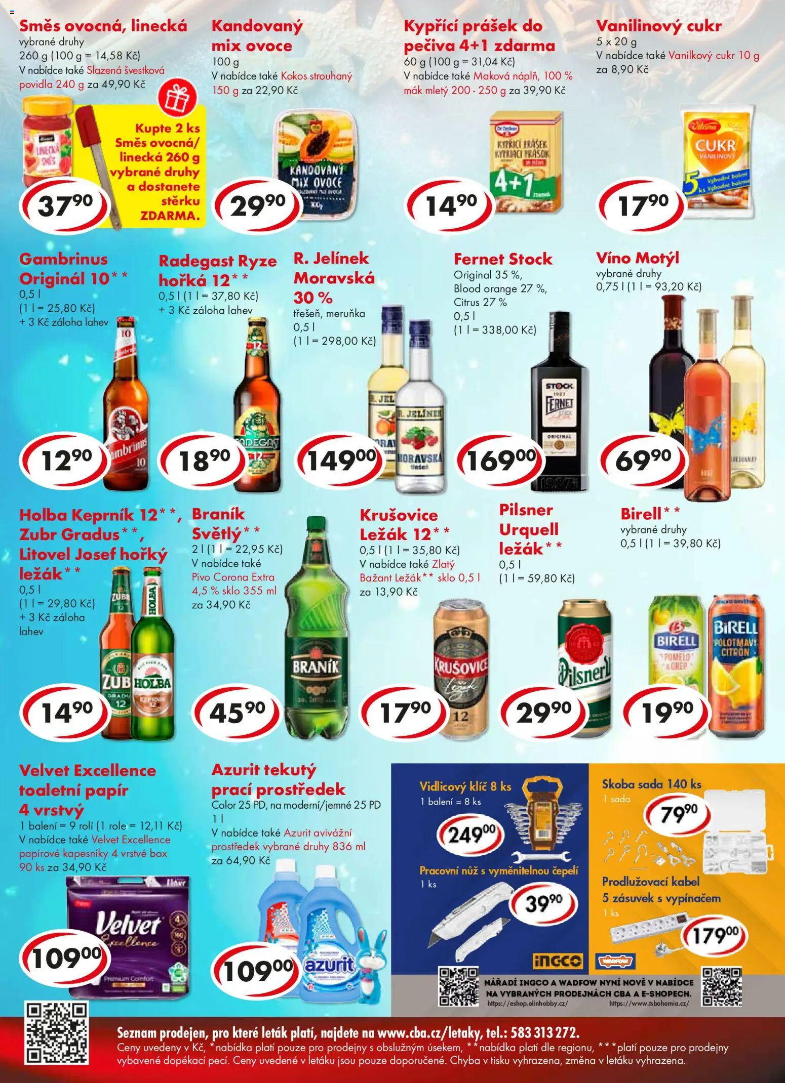 CBA leták od 26.11.2025 | Strana: 6 | Produkty: Kabel, Kokos strouhaný, Citron, Vanilkový cukr