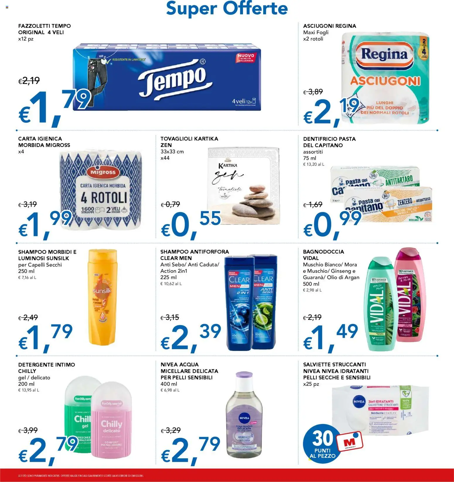 Volantino Migross del 20.11.2025 | Pagina: 14 | Prodotti: Detergente intimo, Intimo, Pasta, Lavatrice