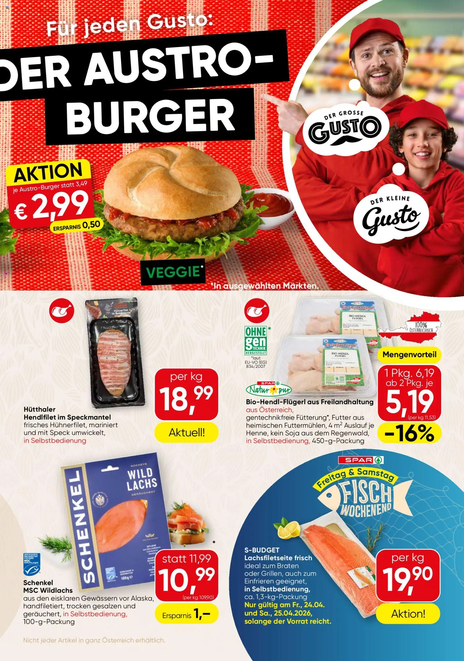 Die besten Angebote | SPAR Gourmet Flugblatt ab 23.04.2026 | - Jetzt stöbern! | Österreich