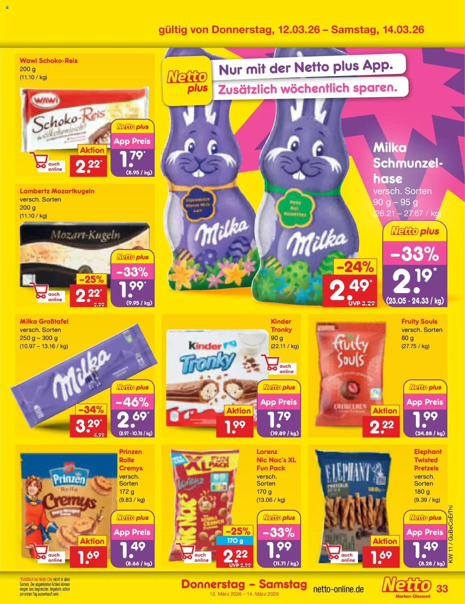 Netto Marken-Discount Prospekt 	 – gültig ab 09.03.2026 | Seite: 51 | Produkte: Milka