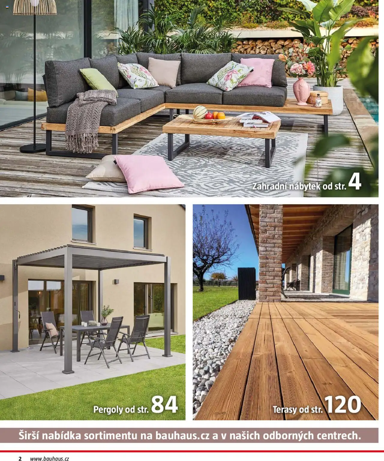 Bauhaus katalog Zahradní nábytek od 01.04.2025 | Strana: 2 | Produkty: Nábytek, Zahradní nábytek