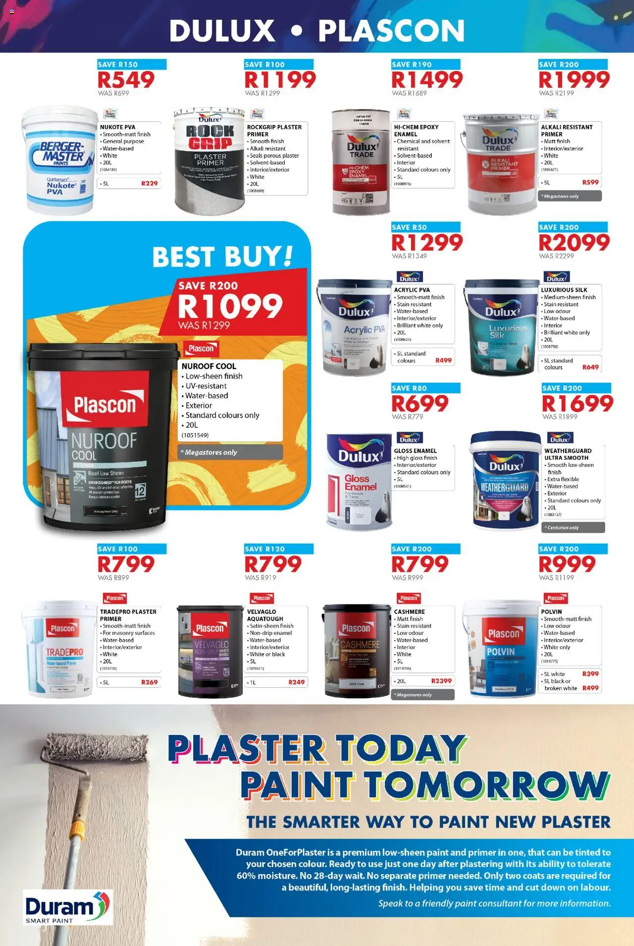 New Chamberlain catalogue – valid from 24.09.2025 | Page: 5 | Products: Gloss, Polvin, Plaster, Enamel