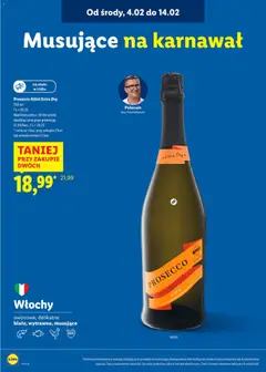 Pogląd oferty "Prosecco Allini Extra Dry, 750 ml" - ważna od 05.01.2026 | Strona: 19 | Produkty: Prosecco