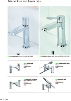 Preview of B&Q - Bathrooms valid from 16.12.2025 | Page: 184 | Products: Bath, Shower, Mixer