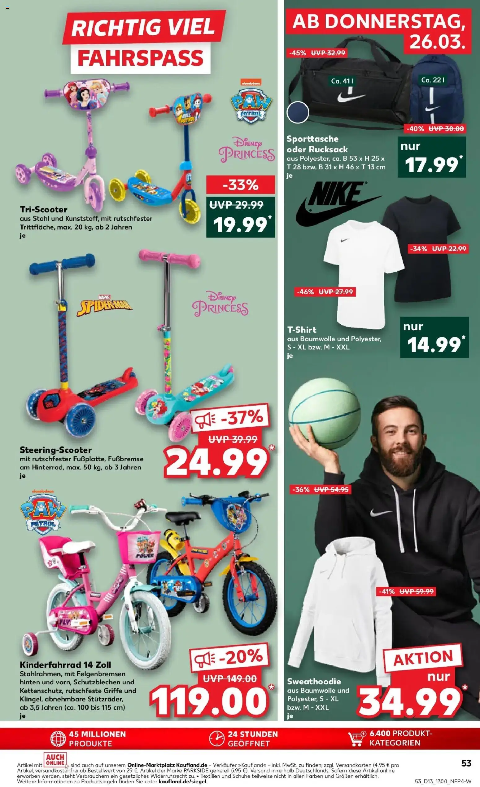 Kaufland Prospekt Kamen	 – gültig ab 26.03.2026 | Seite: 53 | Produkte: T-Shirt, Rucksack