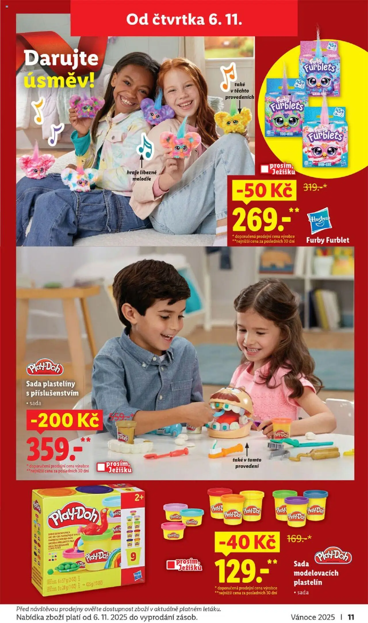 Lidl leták - Veselé Vánoce od 20.10.2025 | Strana: 11 | Produkty: Play-Doh