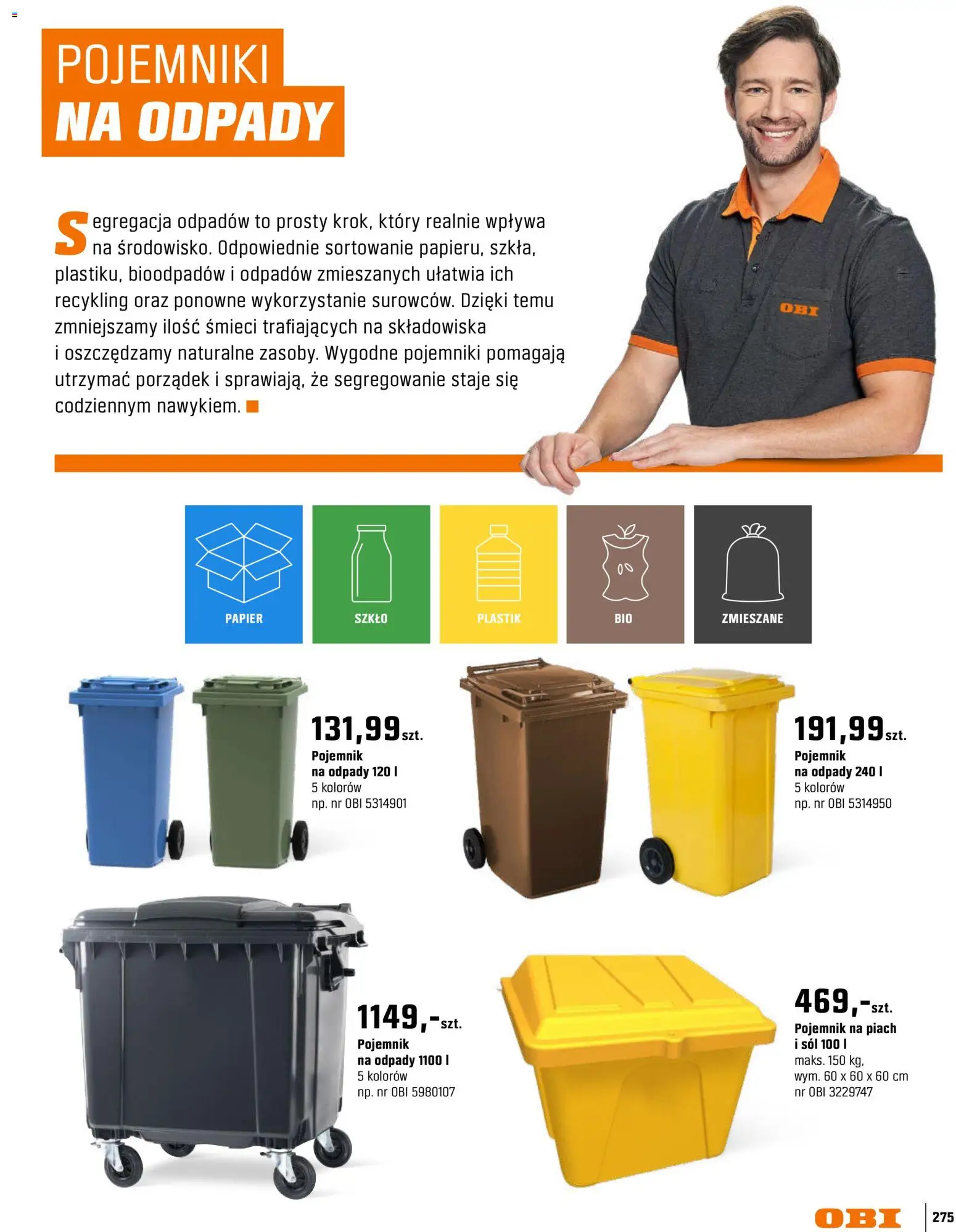 OBI gazetka - Ogród od 11.03.2026 | Strona: 275 | Produkty: Sól