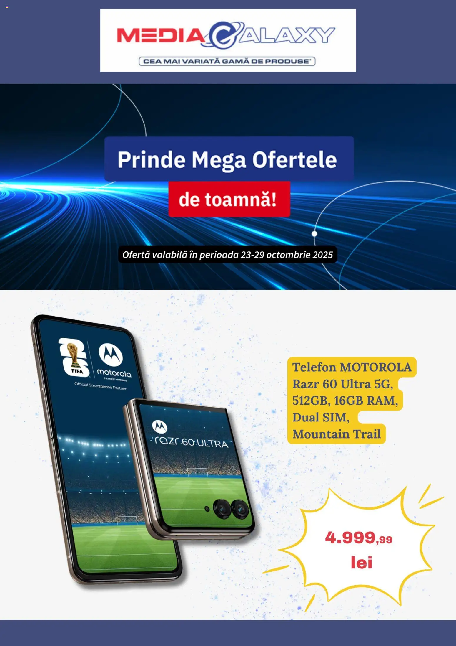 Noul catalog Media Galaxy – valabil de la 23.10.2025 | Pagină: 1 | Produse: Telefon, Smartphone