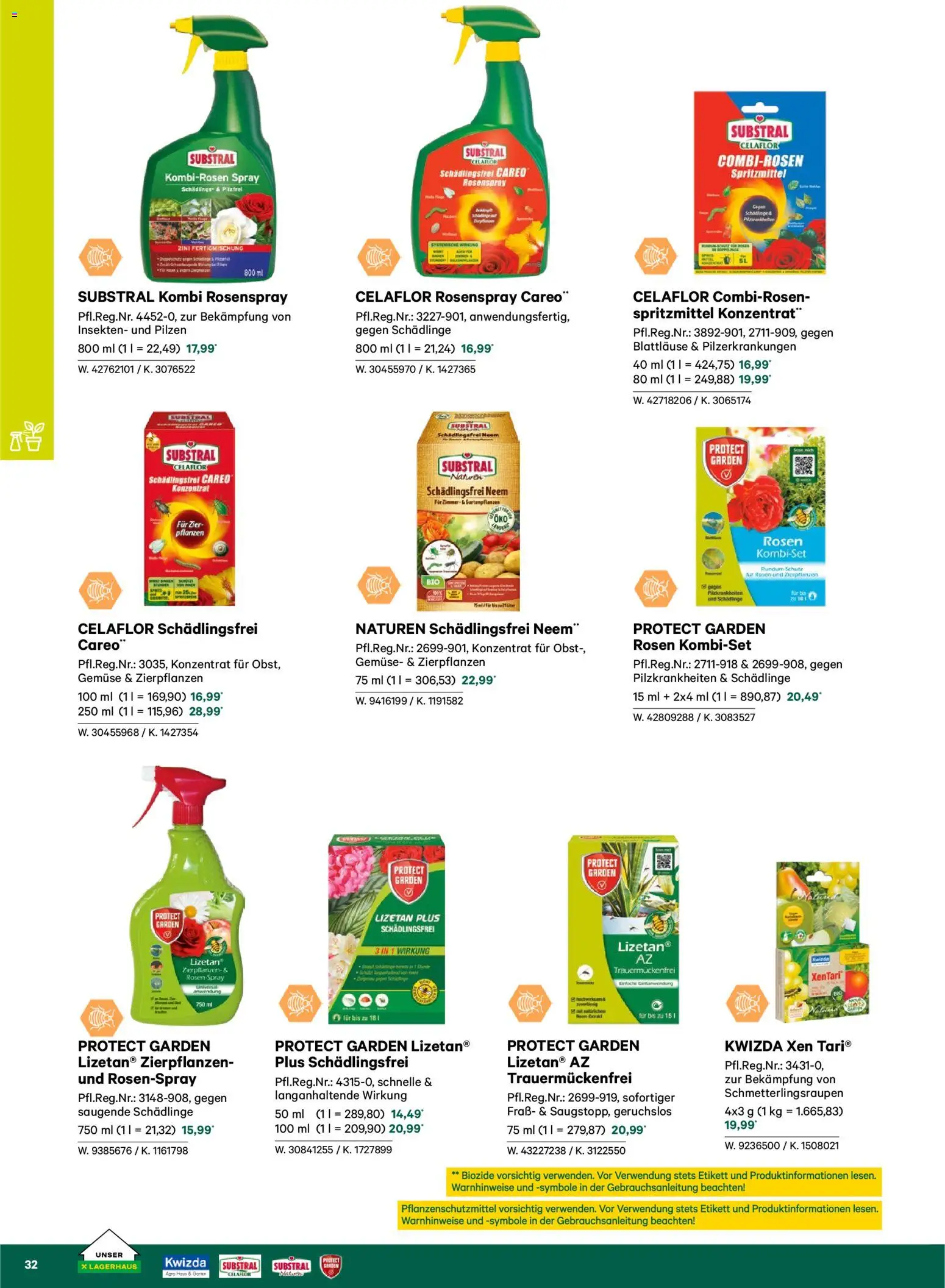 Lagerhaus  Garten und Freizeit Katalog 2026 gültig ab 22.02.2026 | Seite: 32 | Produkte: Gemüse, Obst