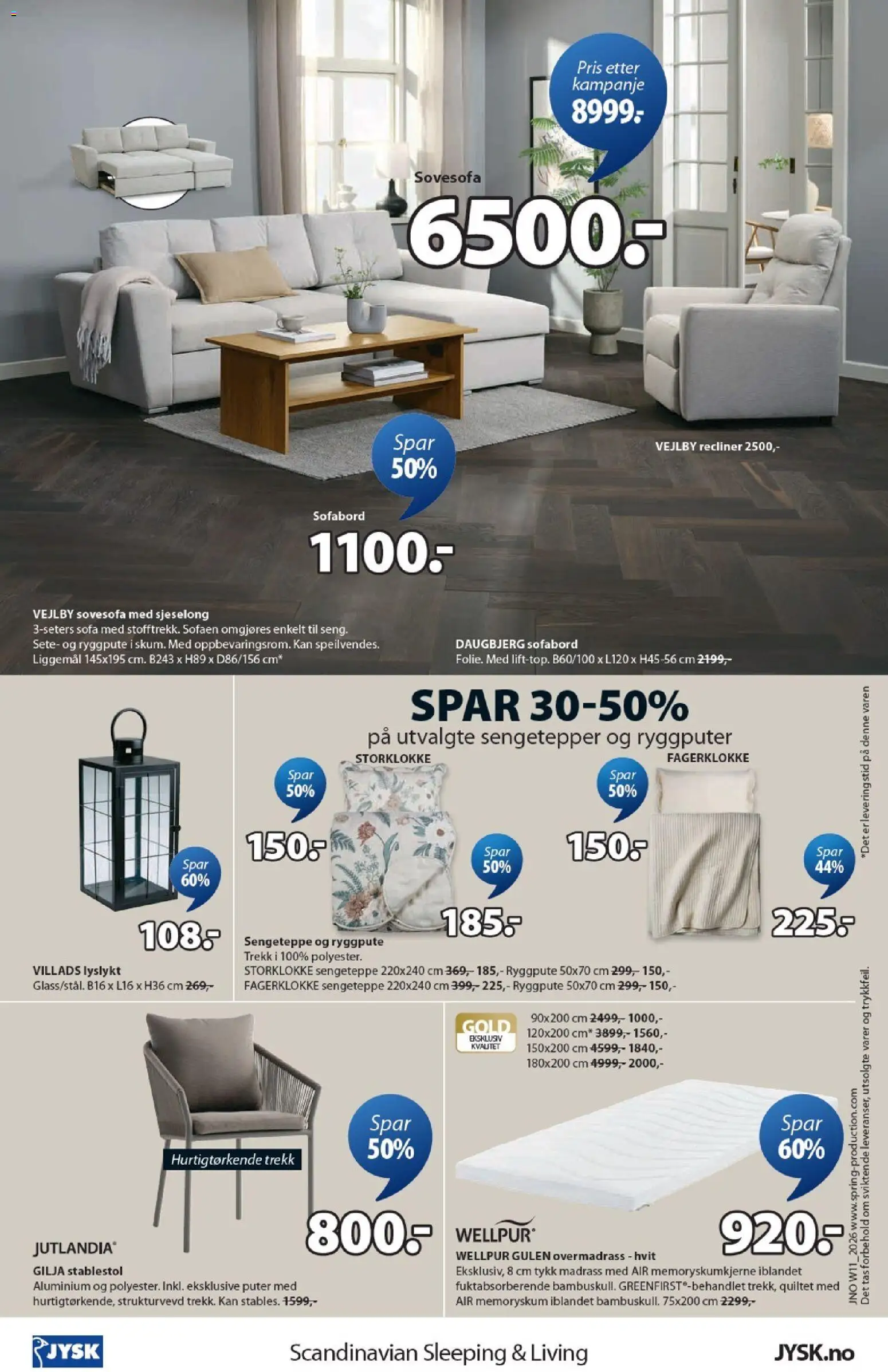 {H1} | Side: 24 | Produkter: Overmadrass, Sovesofa, Madrass, Sofa