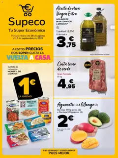 Vista previa Supeco folleto válido desde el 26.08.2025