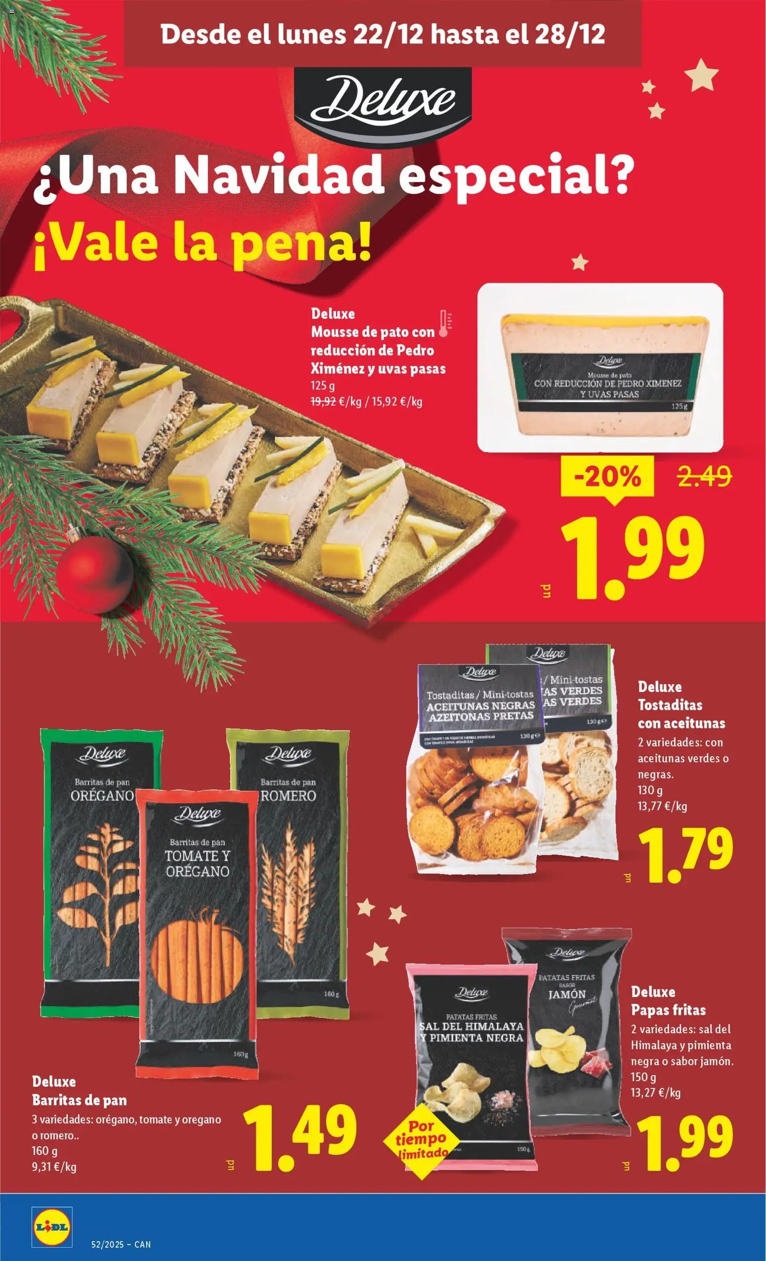 Lidl - Canarias │ válido desde el 22.12.2025 | Página: 30 | Productos: Mousse, Pan, Τζίντζερ, Jamón