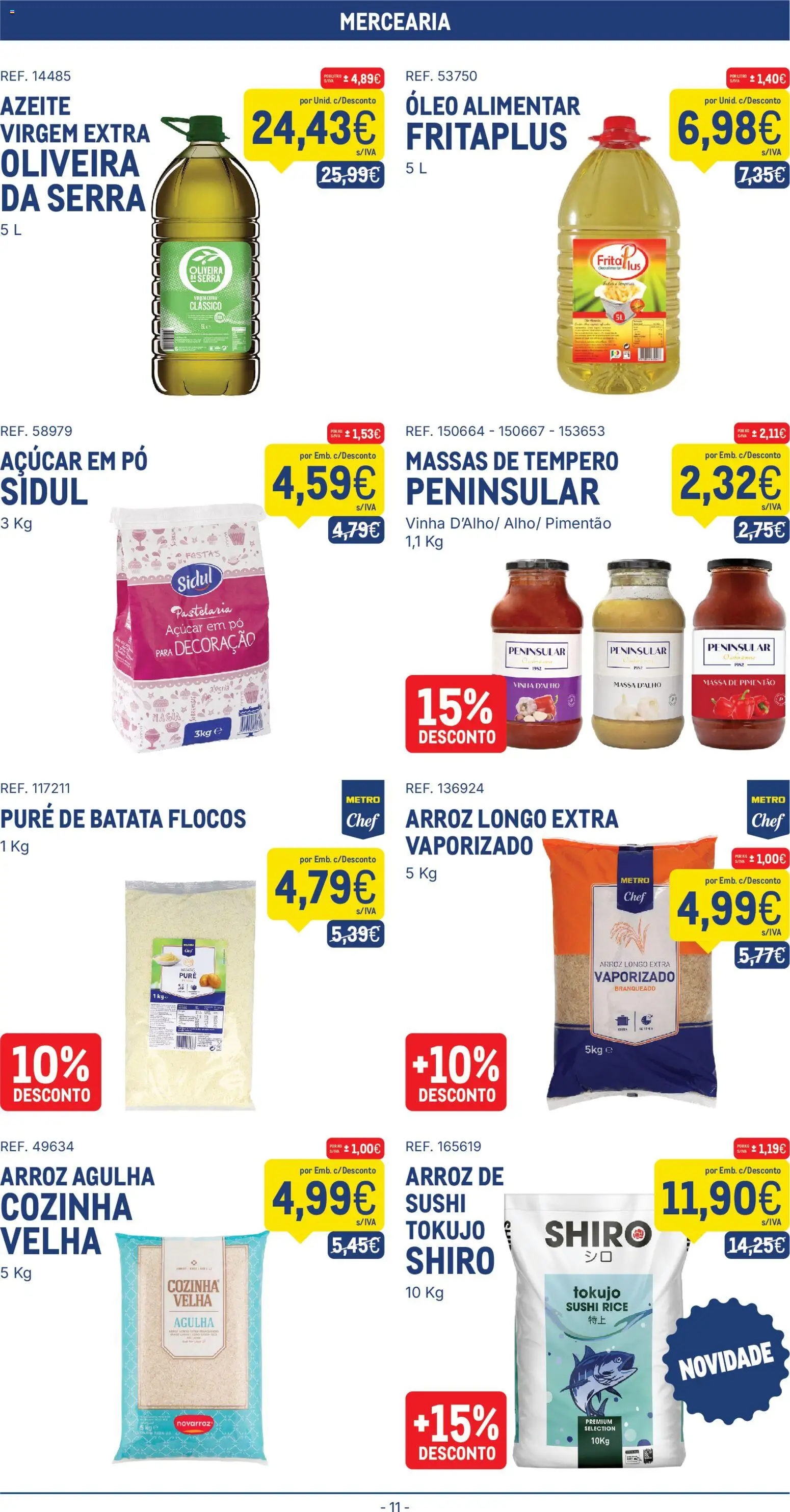 Makro folheto │ válido de 28.04.2026 | Página: 11 | Produtos: Azeite, Pimentão, Óleo, Açúcar