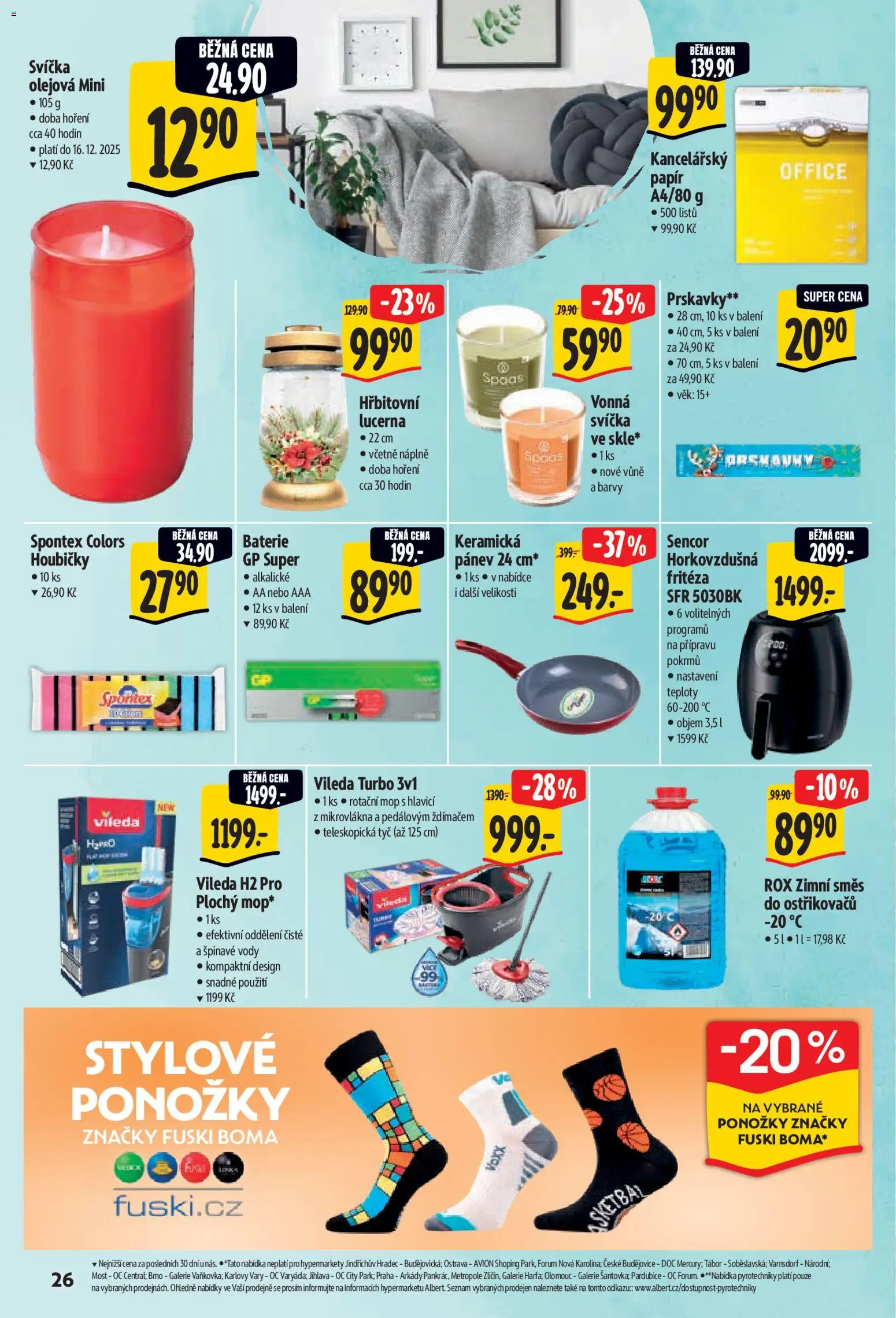 Albert leták - Hypermarket od 03.12.2025 | Strana: 35 | Produkty: Mošt, Mop, Fritéza, Barvy