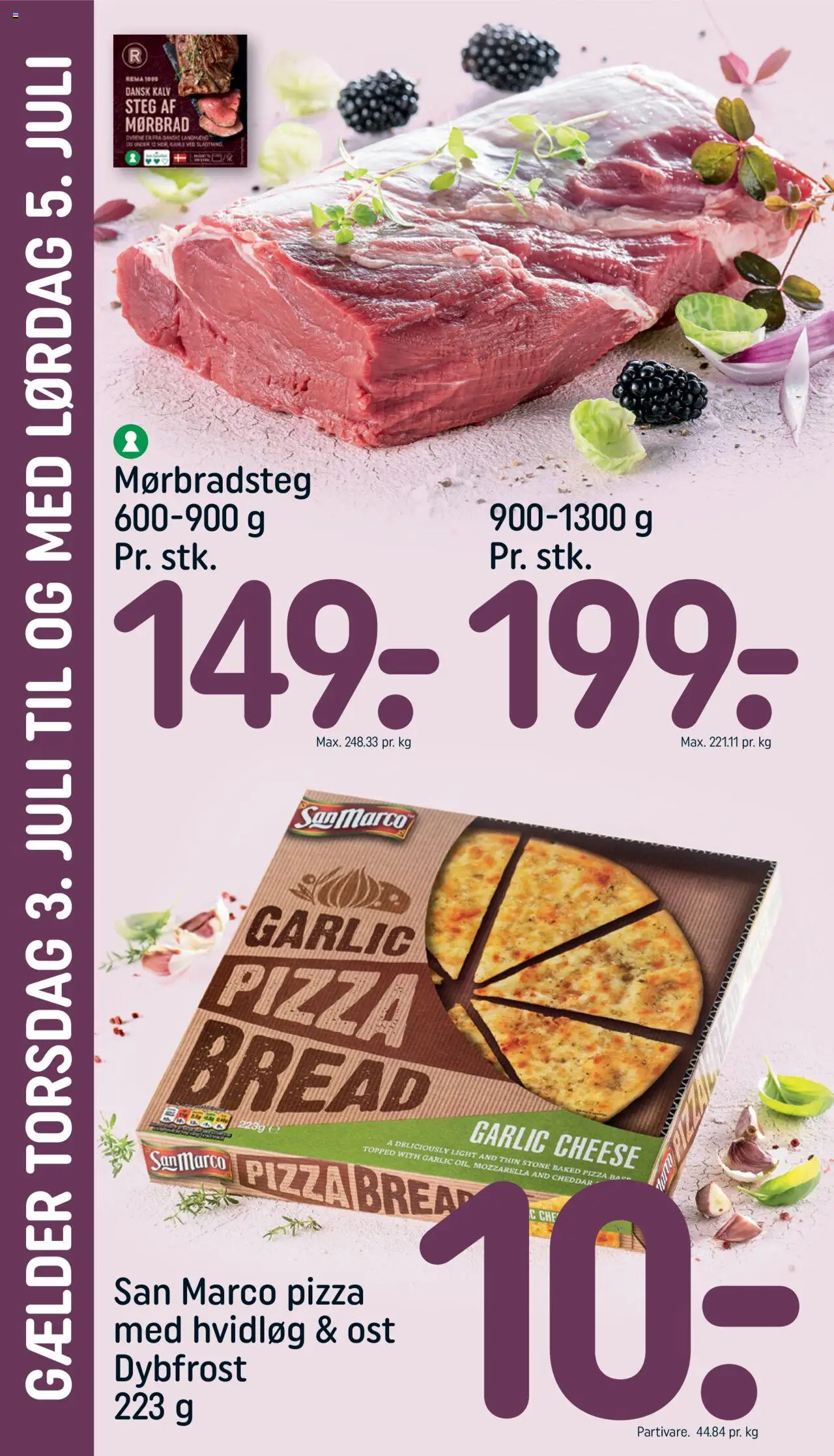 Rema 1000 Tilbudsavis gyldig fra 29.06.2025 | Side: 22 | Produkter: Cheddar, Pizza, Hvidløg, Mozzarella