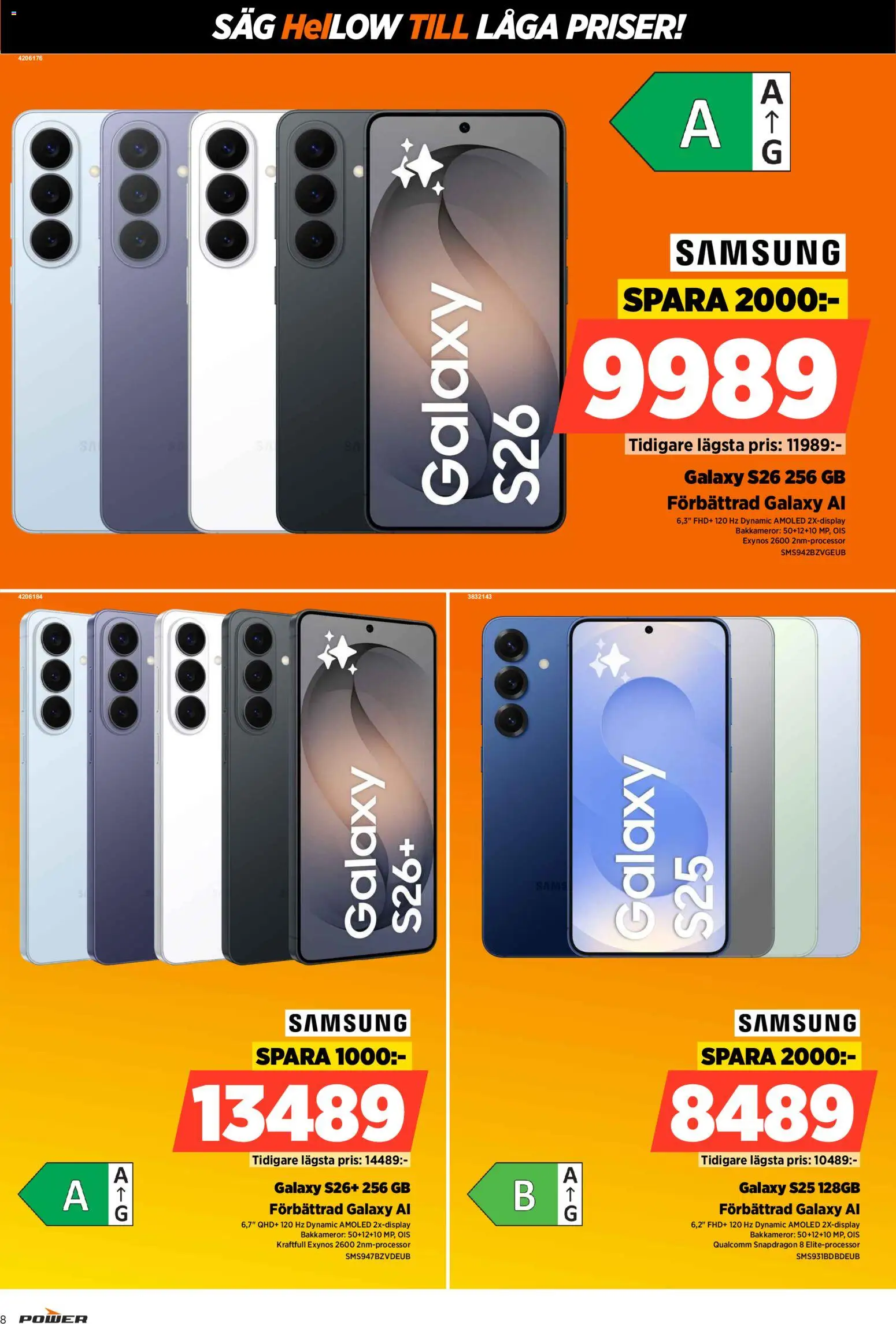 Power reklamblad aktuell från 13.04.2026 | Sida: 8 | Produkter: Såg