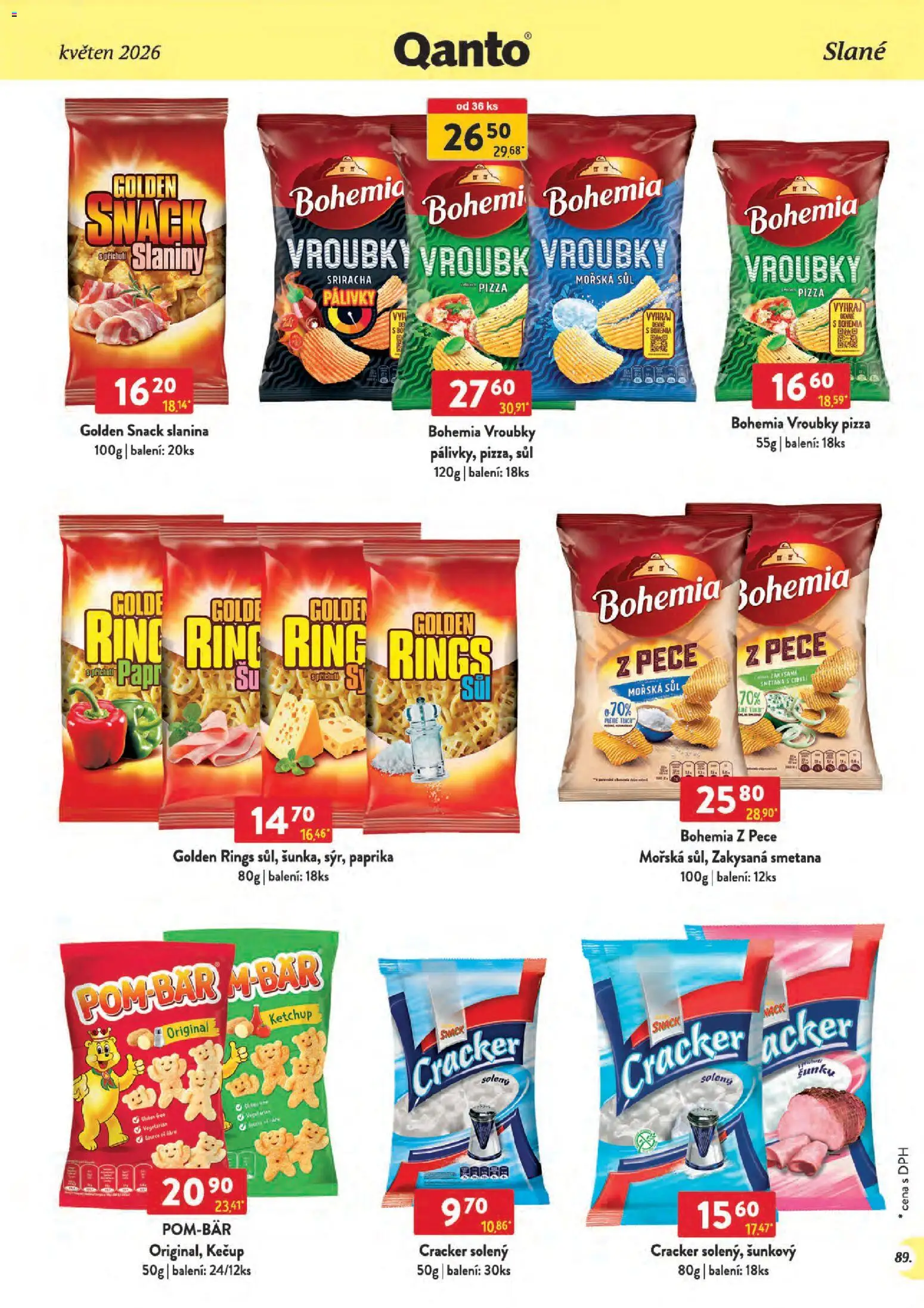 Astur & Qanto leták - Velkoobchod 05/2026 od 01.05.2026 | Strana: 89 | Produkty: Kečup, Paprika, Zakysaná smetana, Slanina