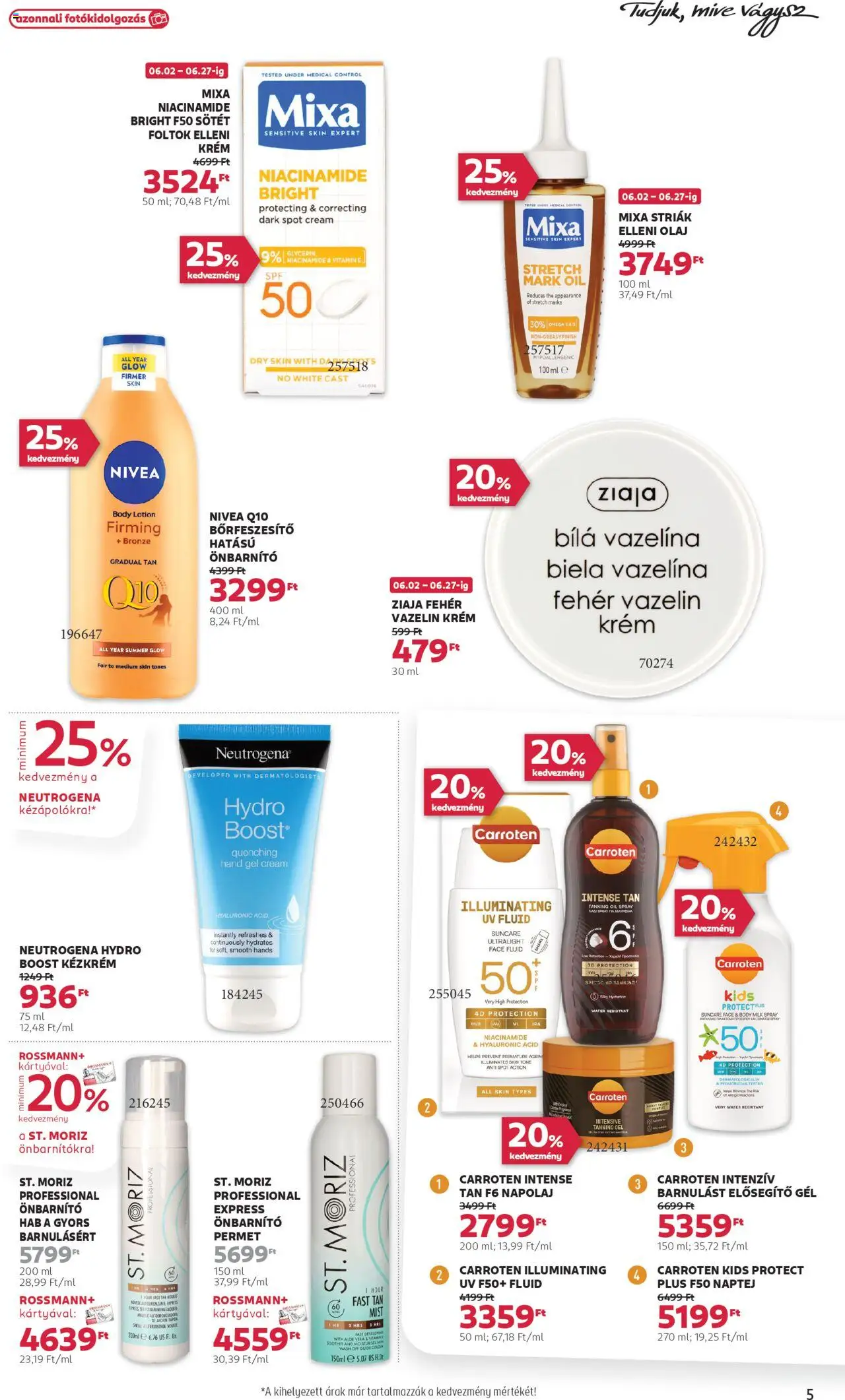 Rossmann akciós ujság - amely érvényes a következő dátumtól: 16.06.2025 | Oldal: 5 | Termékek: Body, Aloe vera, Olaj, Kézkrém