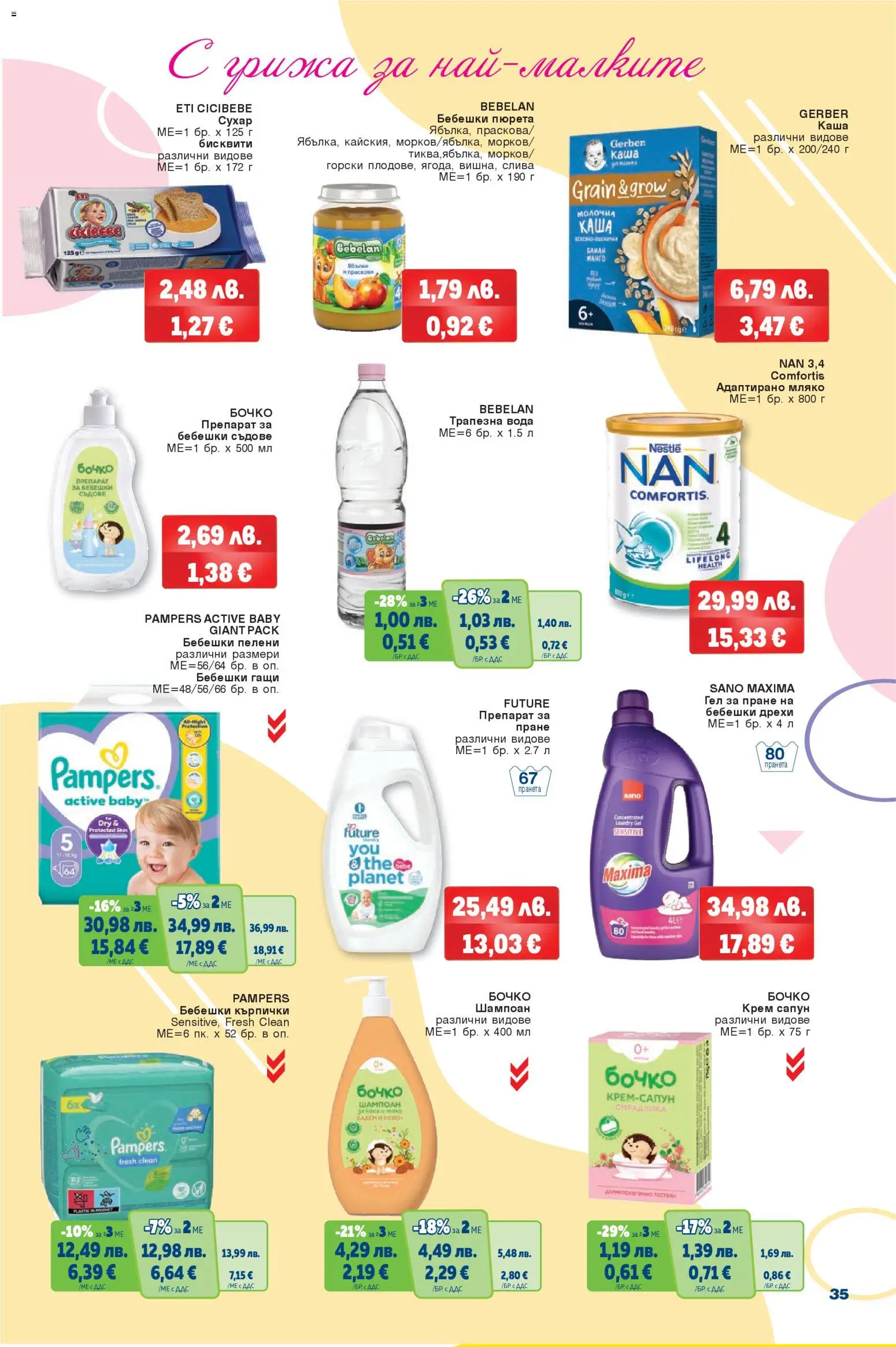 {H1} | Страница: 33 | Продукти: Препарат, Крем, Гащи, Вода