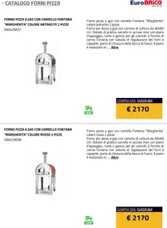 Anteprima del volantino Eurobrico Forni Pizza catalogo valido a partire dal 23.07.2025 | Pagina: 28 | Prodotti: Pizza, Carrello, Forno, Forno per pizza