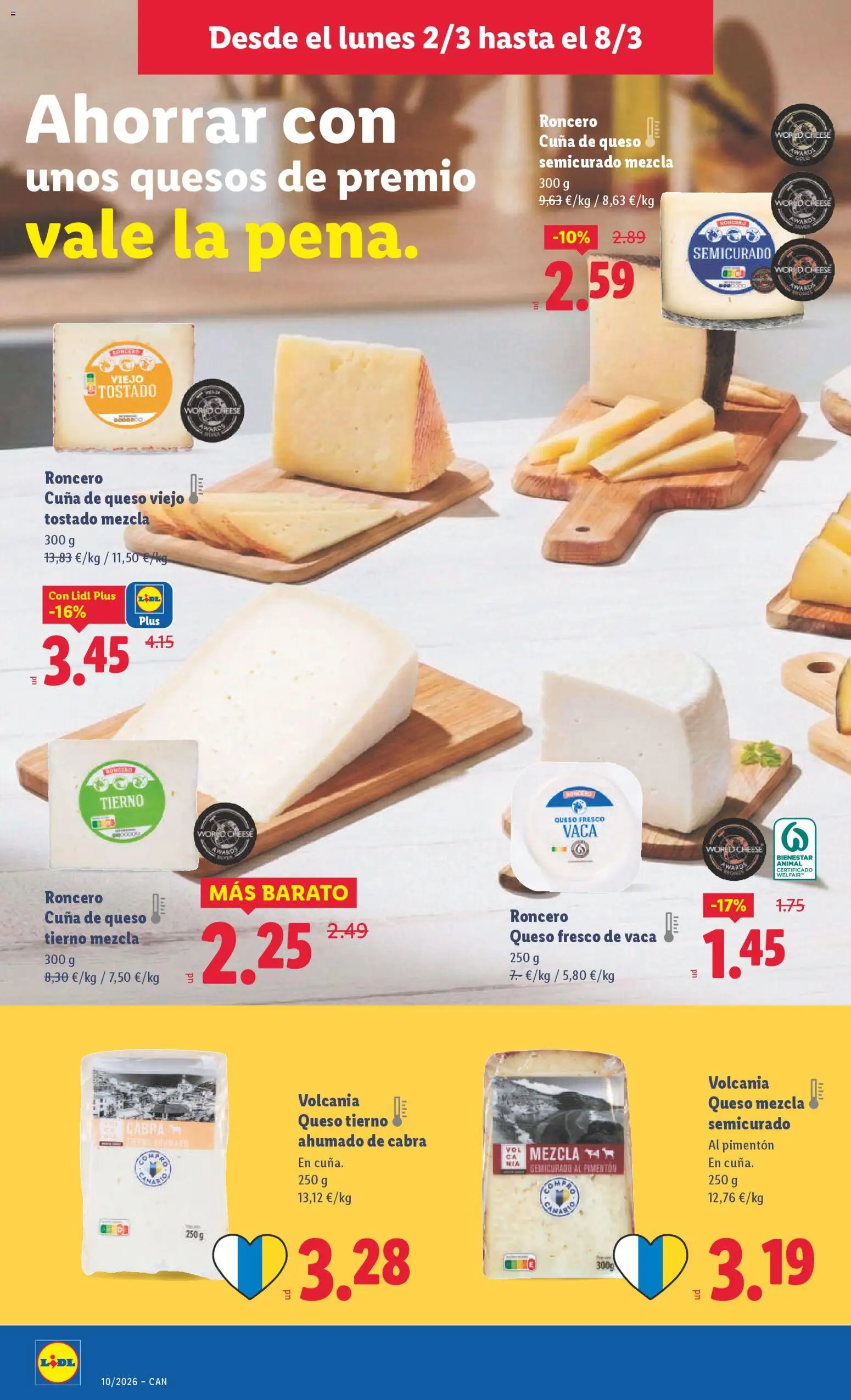 Lidl folleto │ válido desde el 02.03.2026 | Página: 12 | Productos: Jamón