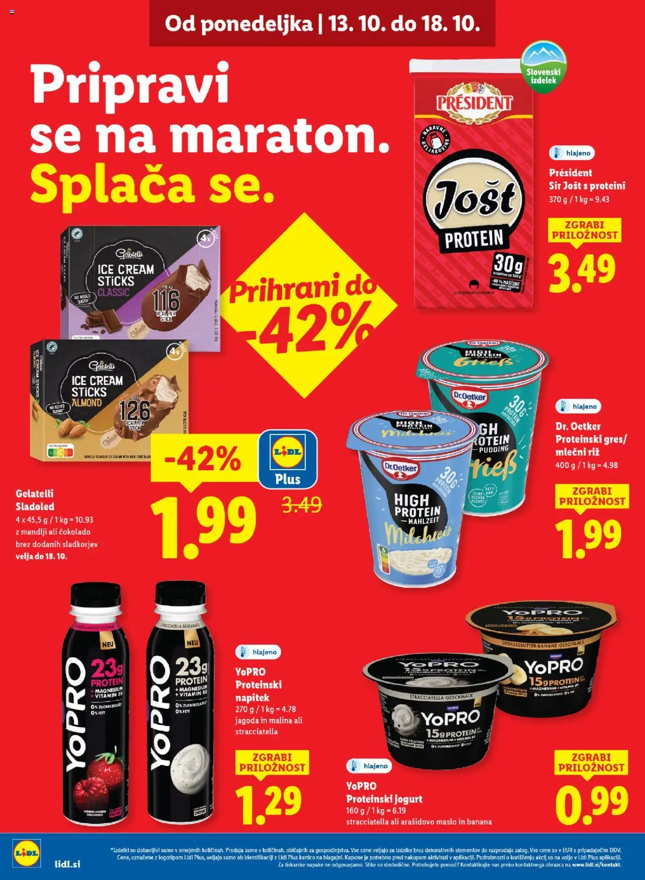 Novi Lidl katalog ponudbe – veljaven od 09.10.2025 | Stran: 38 | Izdelki: Mandlji, Arašidovo maslo, Maslo, Riz