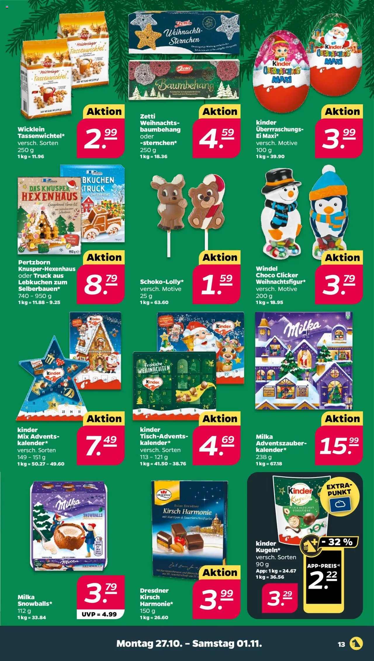Netto Prospekt 	 – gültig ab 27.10.2025 | Seite: 13 | Produkte: Milka