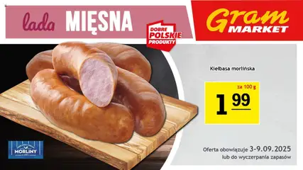 Pogląd oferty "Gram Market Gazetka - Lada Mięsna" - ważna od 05.09.2025