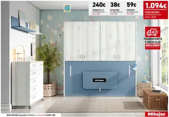 Merkamueble folleto │ válido desde el 07.07.2025 | Página: 38 | Productos: Perchero, Cama, Mesa