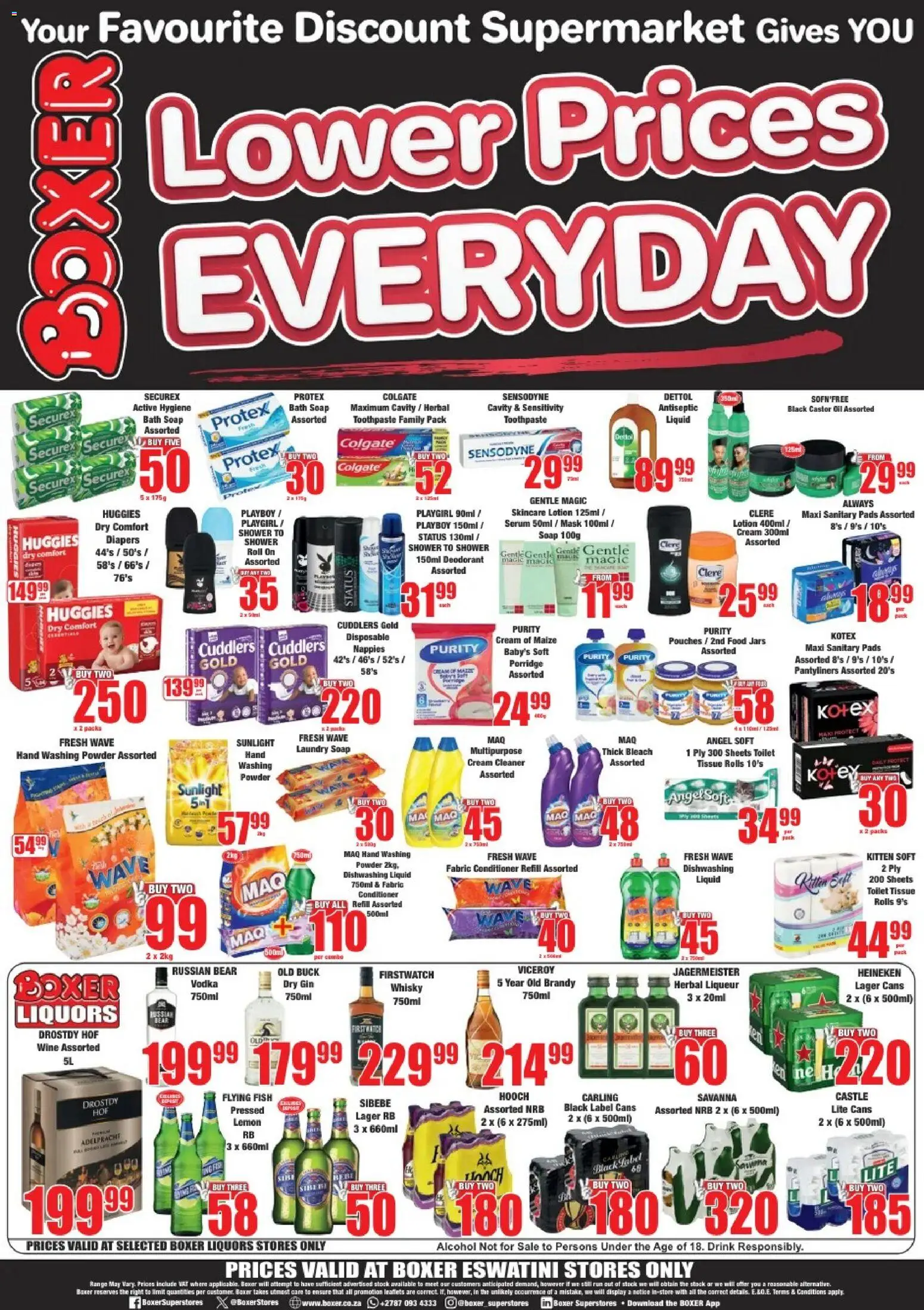 New Boxer catalogue – valid from 07.04.2026 | Page: 8 | Products: Gin, Stock, Soap, Lemon