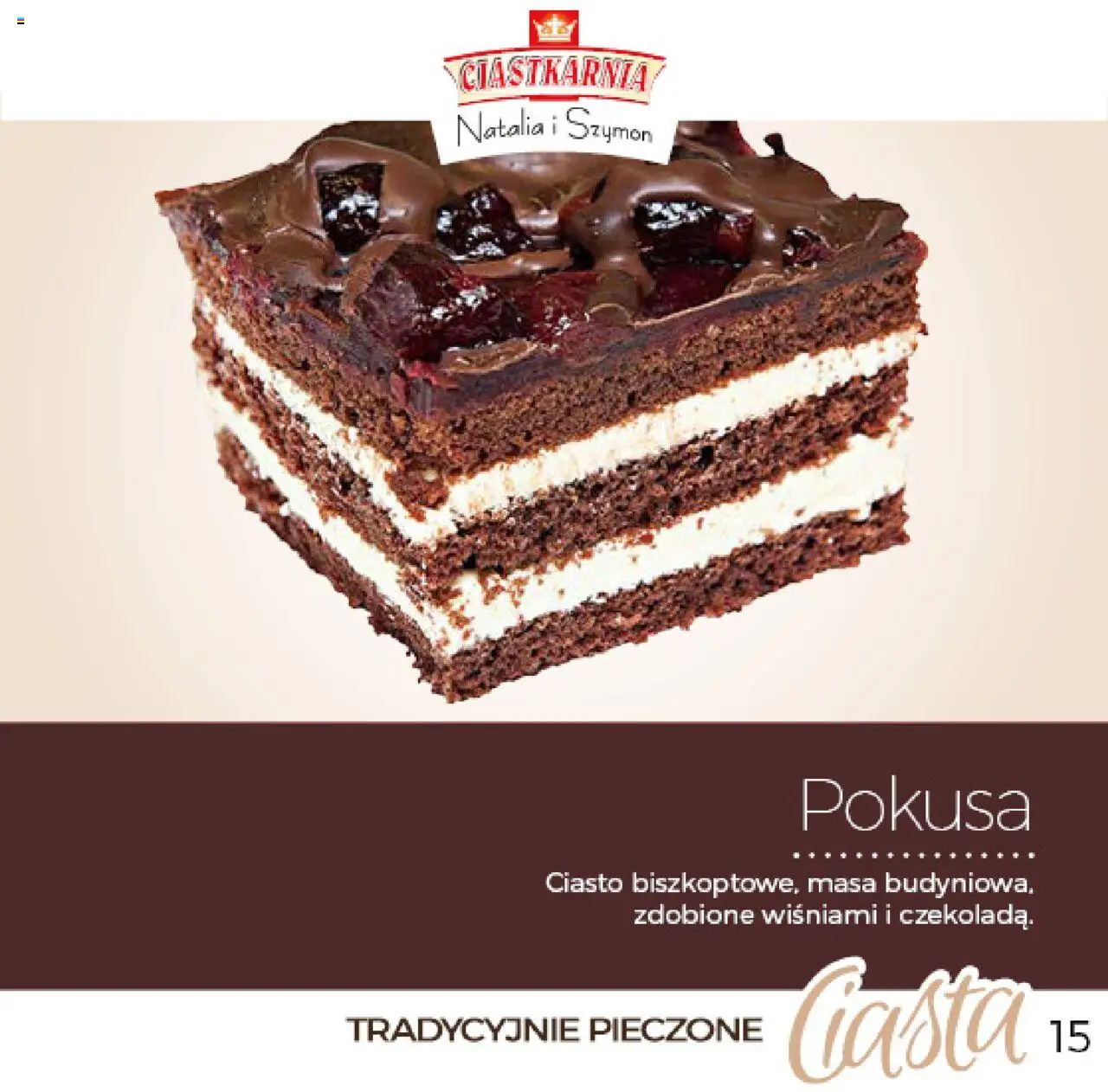 Topaz Gazetka - Ciast od 04.06.2025 | Strona: 15 | Produkty: Ciasto