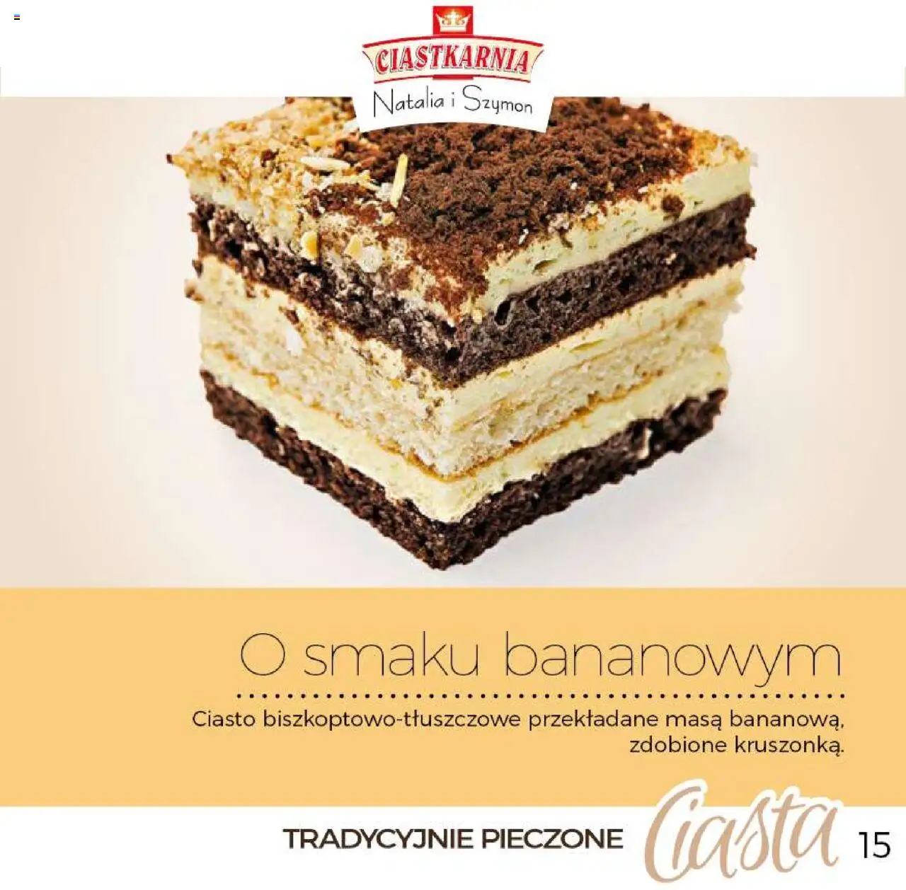 Topaz Gazetka - Ciast od 04.06.2025 | Strona: 15 | Produkty: Ciasto