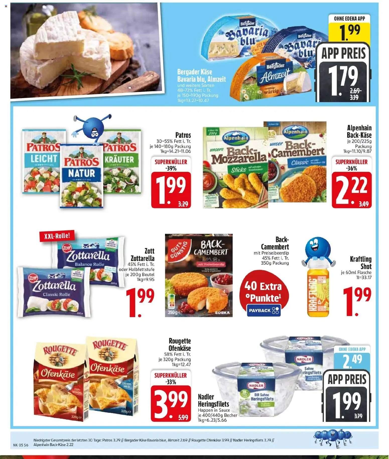 Edeka prospekt Altomünster	 (ab 26.01.2026) » Angebote Online | Seite: 8 | Produkte: Feta, Käse, Rougette ofenkase, Dill
