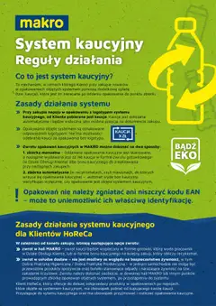 Pogląd oferty "Makro Gazetka - System kaucyjny" - ważna od 01.10.2025